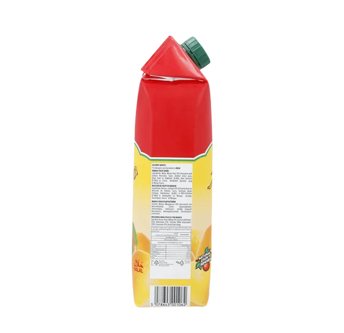 Shezan Mango Fruit Beverage 1L — ingredients & nutrition