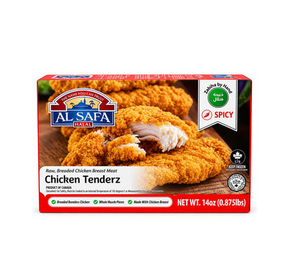 Al Safa Chicken Tenderz Spicy, 14 oz box