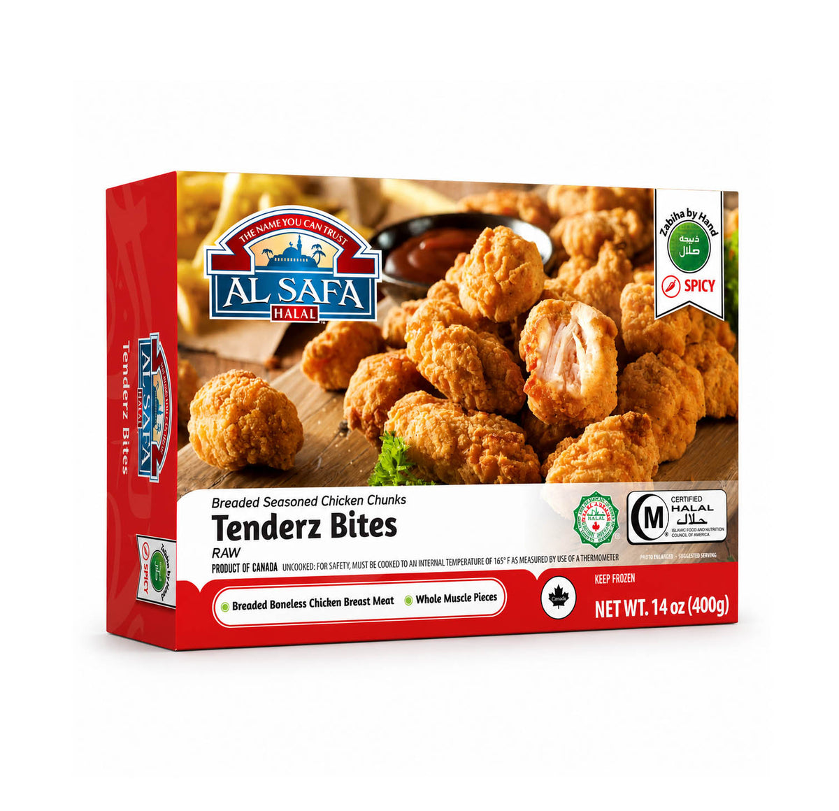 Al Safa Chicken Tenderz Spicy 14 oz