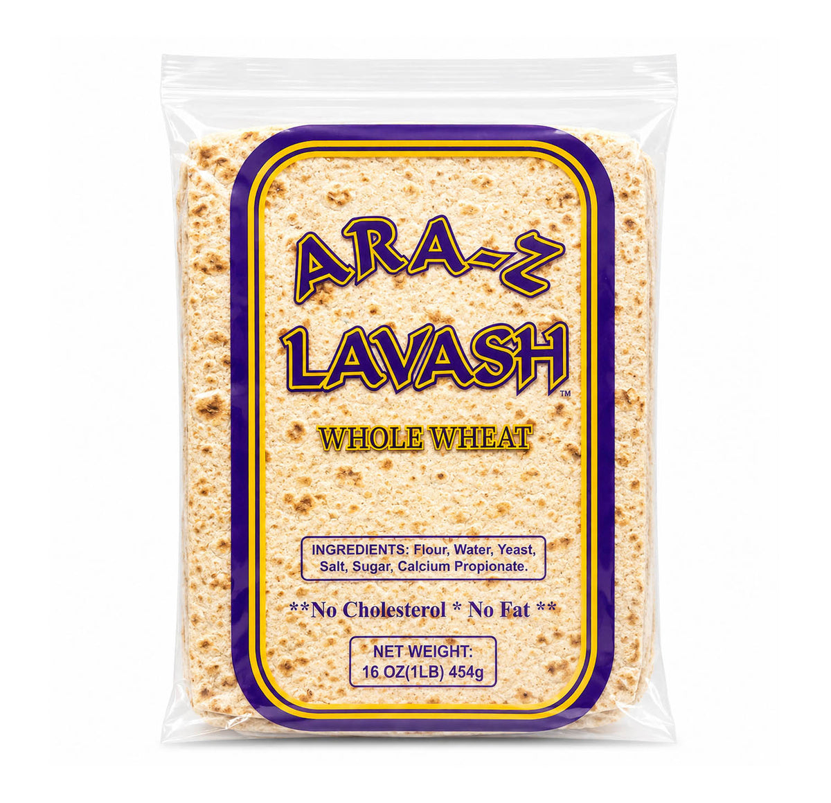 ARA-Z Lavash Whole Wheat Flatbread 454g