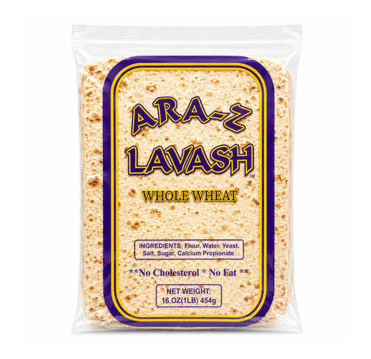 ARA-Z Lavash Whole Wheat Flatbread 454g