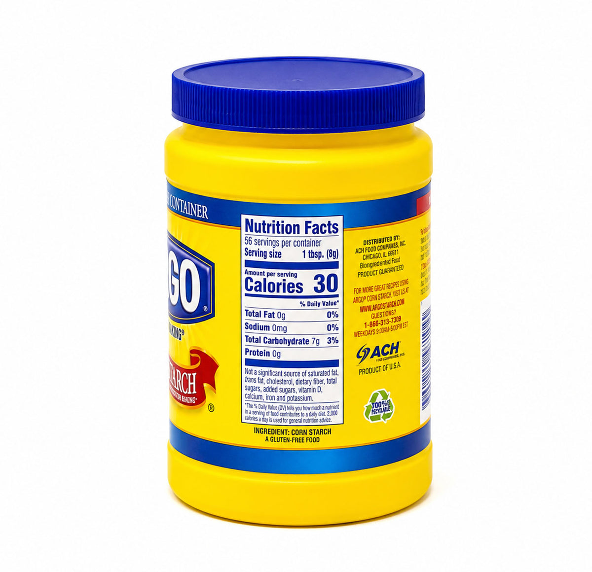 Argo Corn Starch 16oz Nutrition Facts