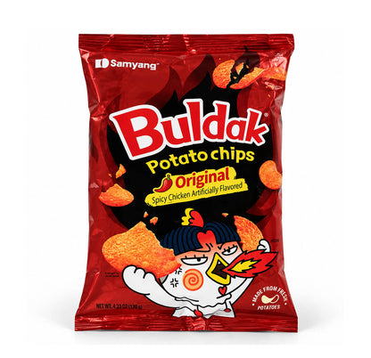 Samyang Buldak Potato Chips Original 4.23 oz bag