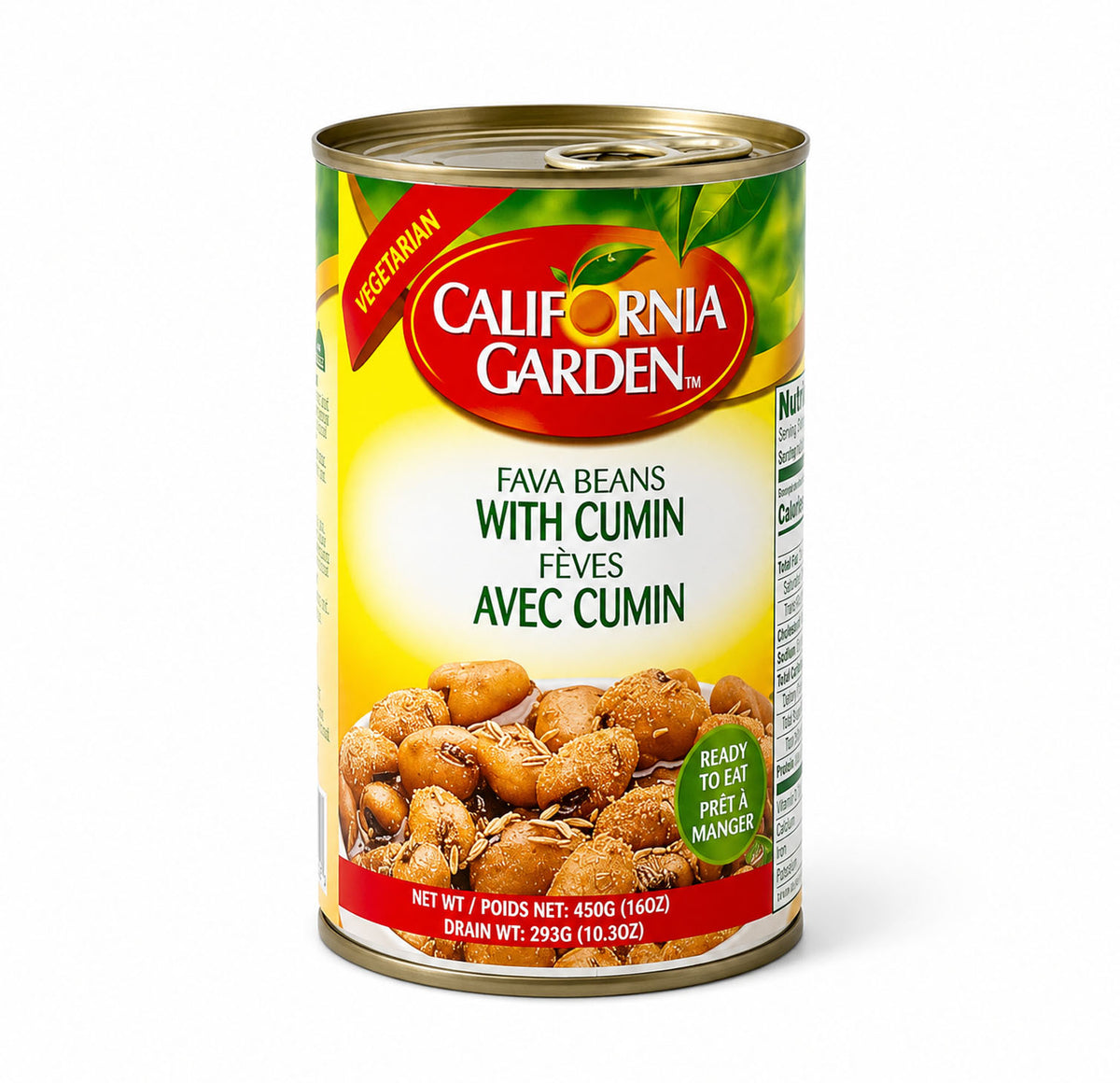 California Garden Fava Beans with Cumin 16oz
