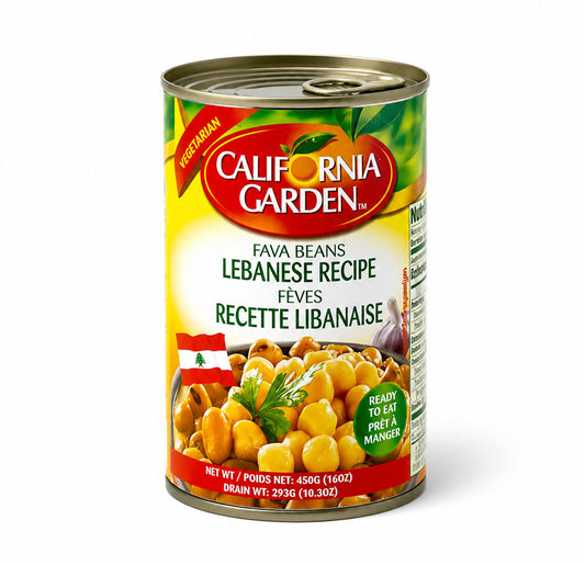 California Garden Fava Beans Lebanese Recipe 16oz