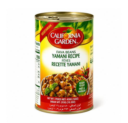 California Garden Fava Beans Yamani Recipe 16oz