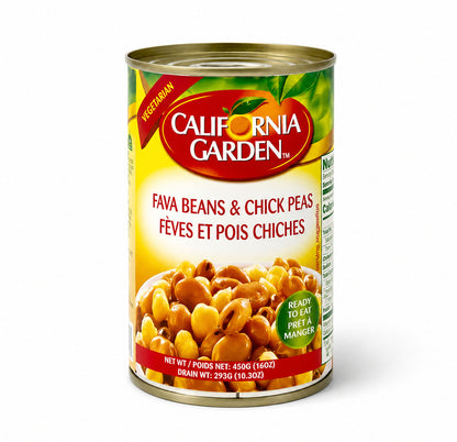 California Garden Fava Beans & Chick Peas 16oz