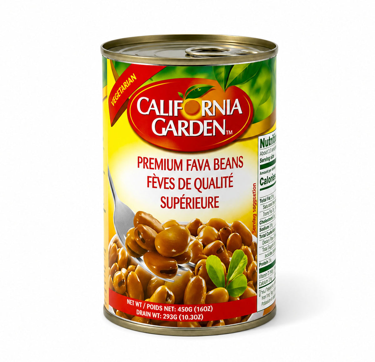 California Garden Premium Fava Beans 16oz