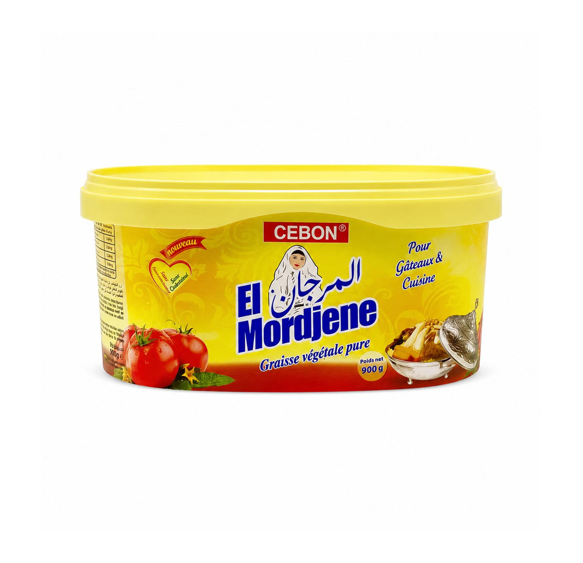El Mordjene Pure Vegetable Fat 900g — front