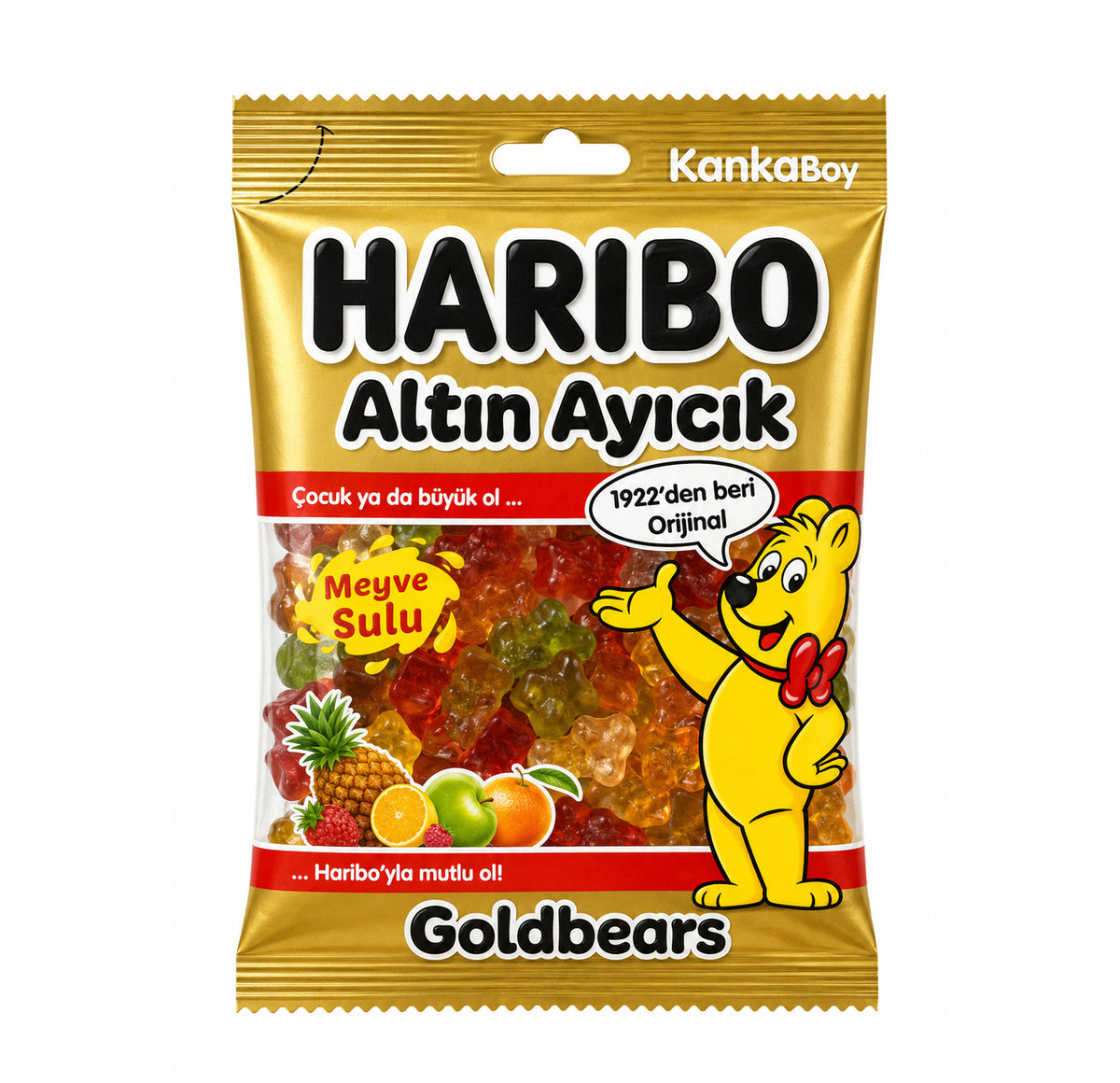 Haribo Goldbears Altin Ayicik gummy bear bag, front