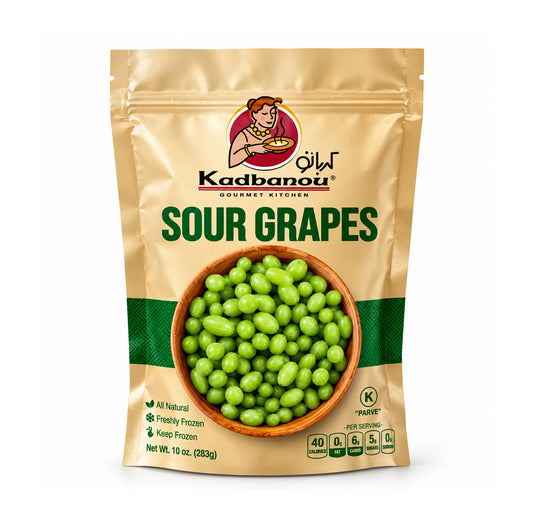 Kadbanou Sour Grapes ghooreh 10 oz frozen pouch