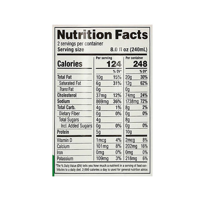 Karoun Original Yogurt Drink — nutrition facts