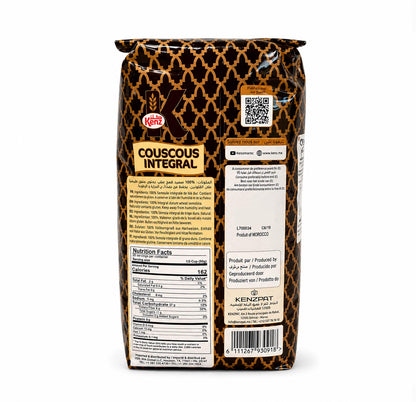Kenz Whole Wheat Couscous nutrition facts