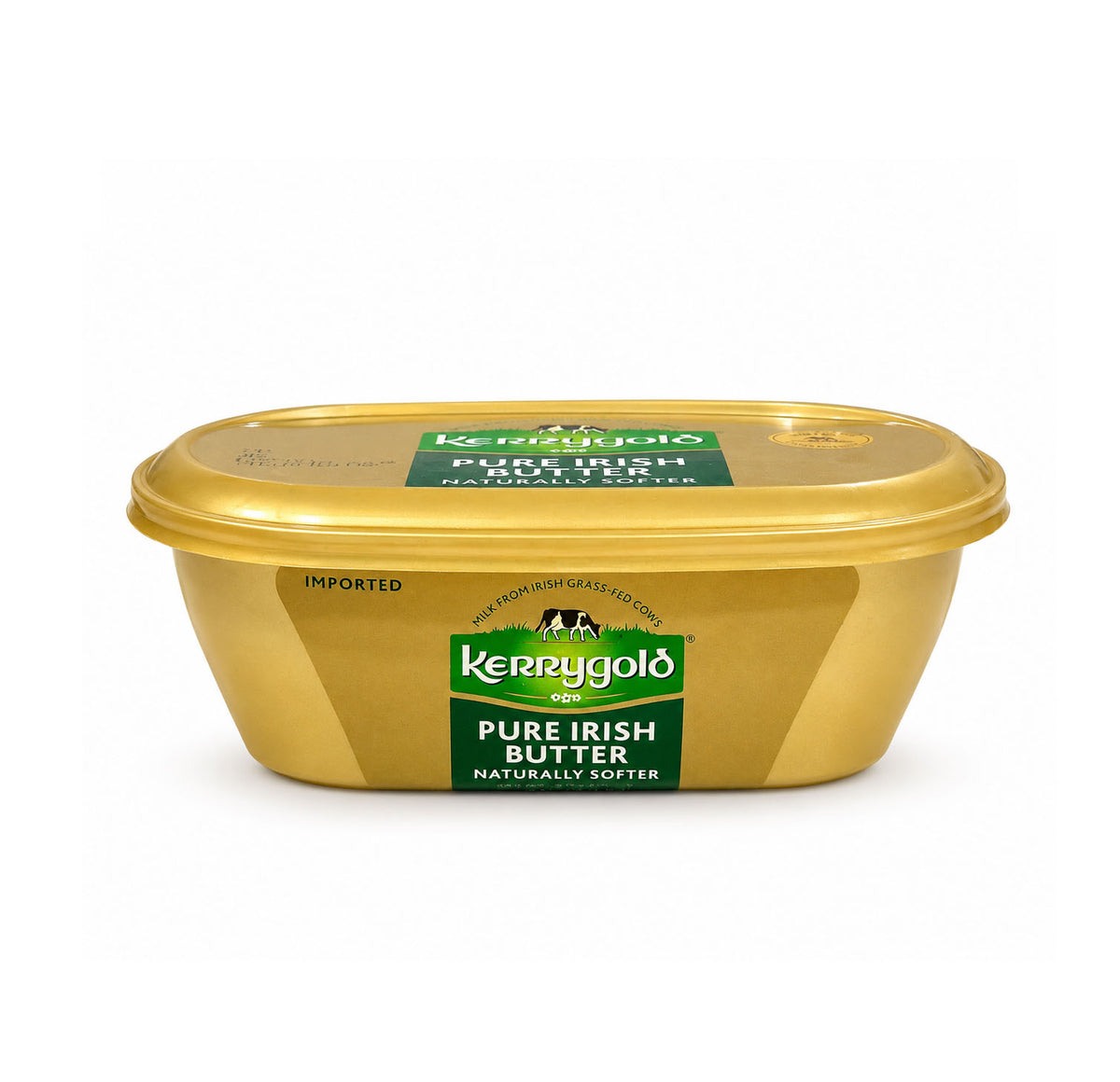 Kerrygold Pure Irish Butter Naturally Softer, 8 oz gold tub