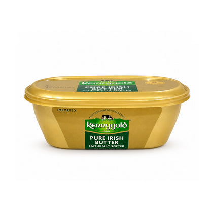 Kerrygold Pure Irish Butter Naturally Softer, 8 oz gold tub