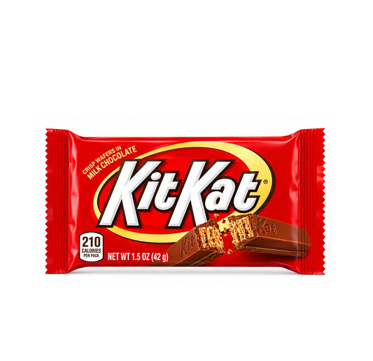 Kit Kat milk chocolate wafer bar 1.5 oz wrapper