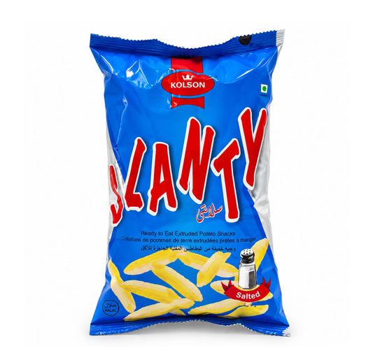 Kolson Slanty Salted potato snacks 60g blue bag