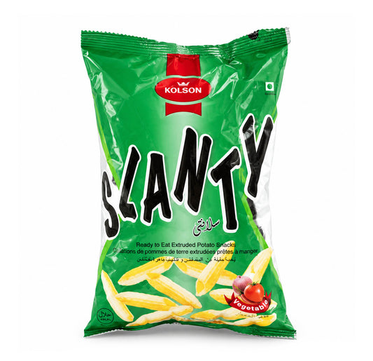 Kolson Slanty Vegetable potato snacks 60g green bag