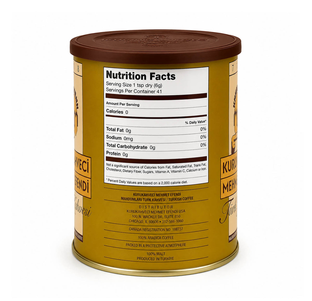 Kurukahveci Nutrition Facts