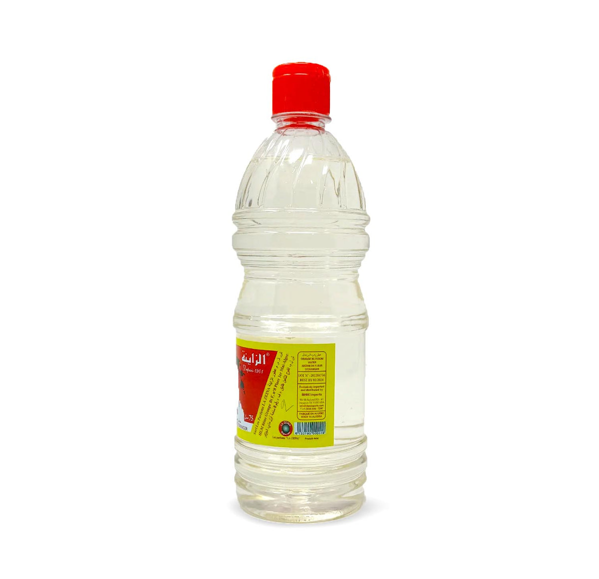 La Zeina Orange Blossom Water 75cl — back label