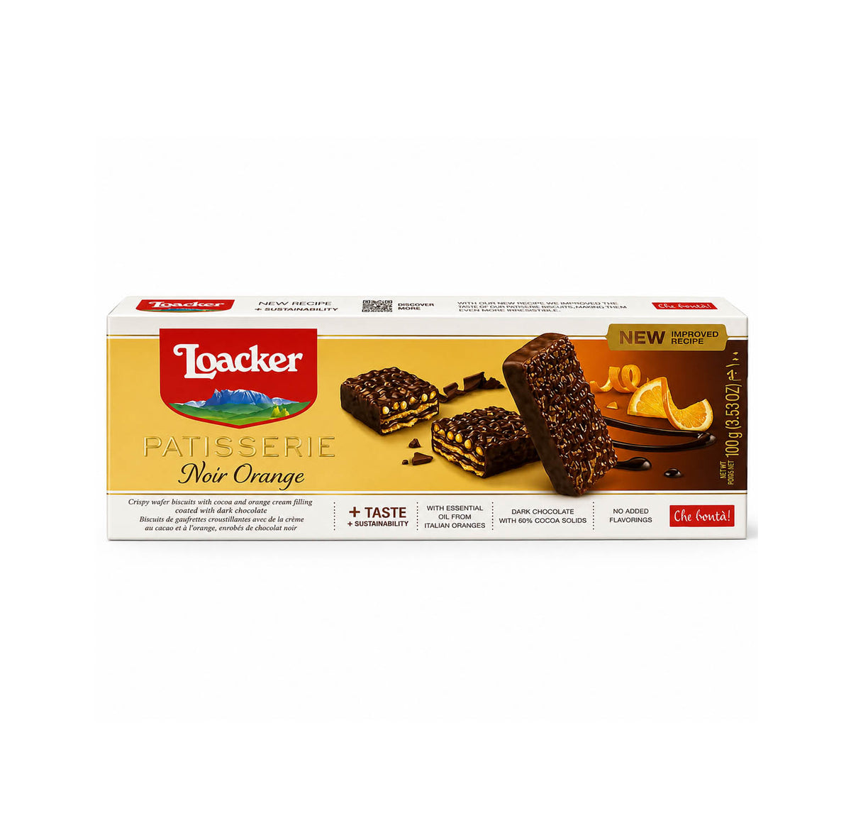Loacker Patisserie Noir Orange 100g