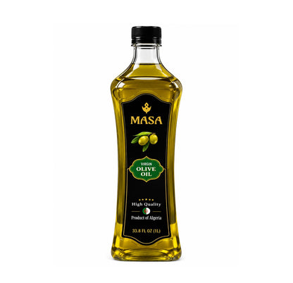 MASA virgin olive oil 1 litre bottle, front