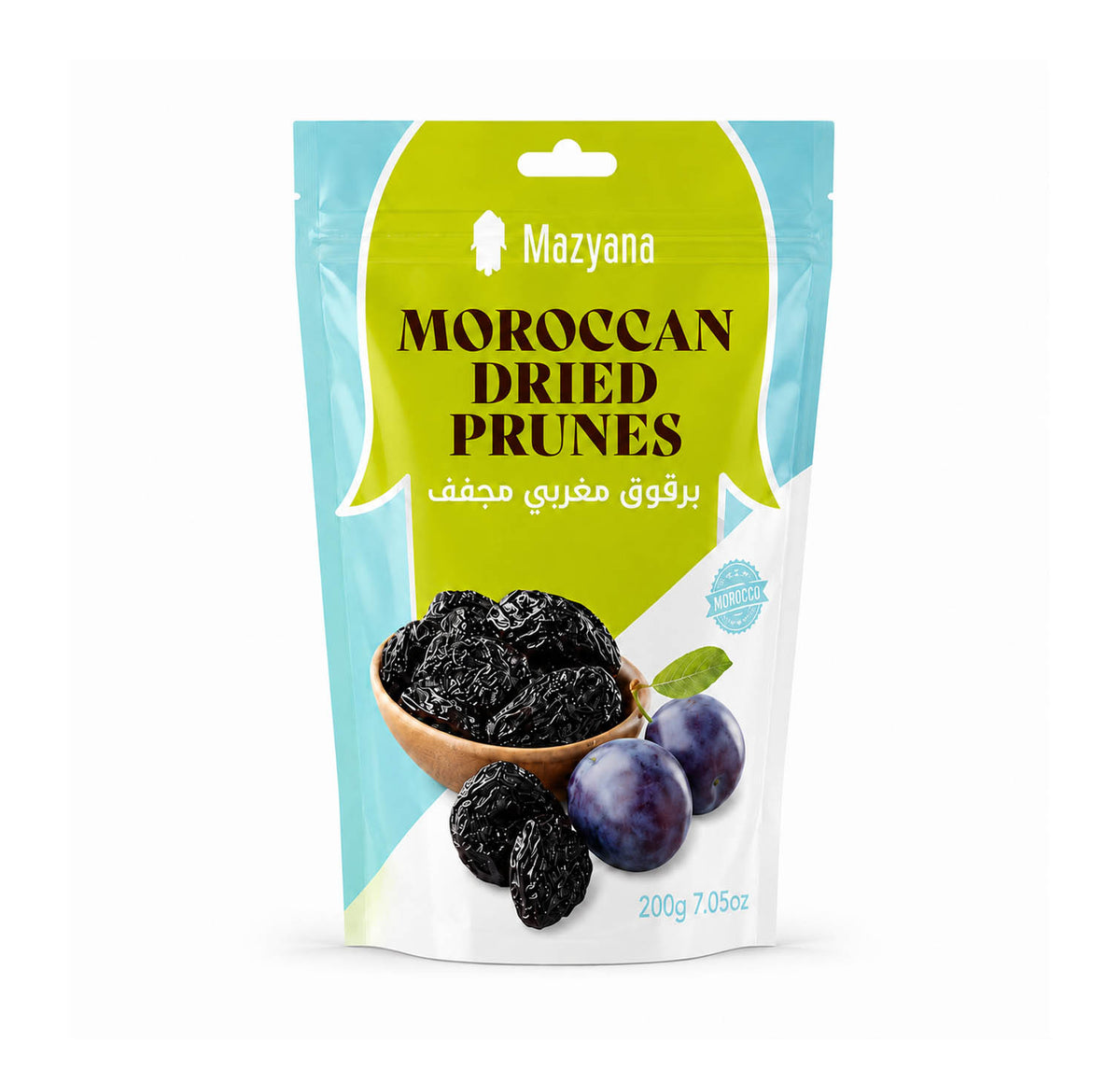 Mazyana Moroccan Dried Prunes 200g — front