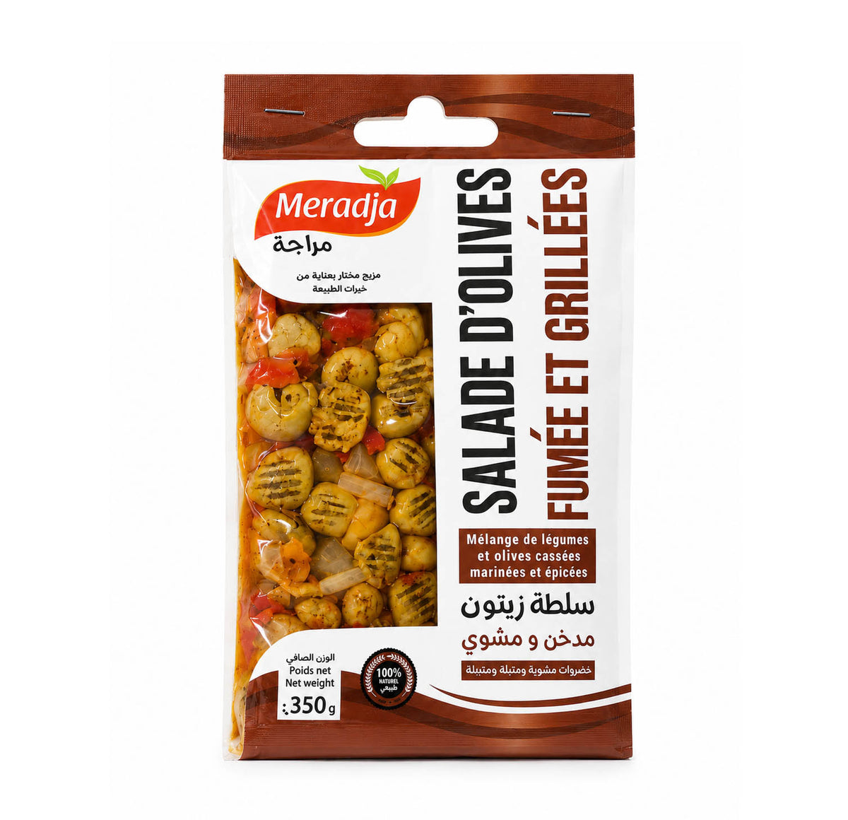 Meradja Salade d'Olives Fumée et Grillées 350g