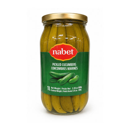 Nabet Pickled Cucumbers 1L — front