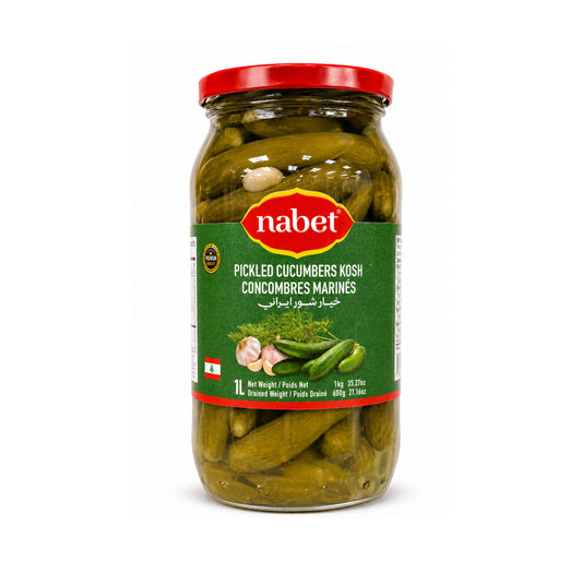 Nabet Pickled Cucumbers Kosh 1L — front