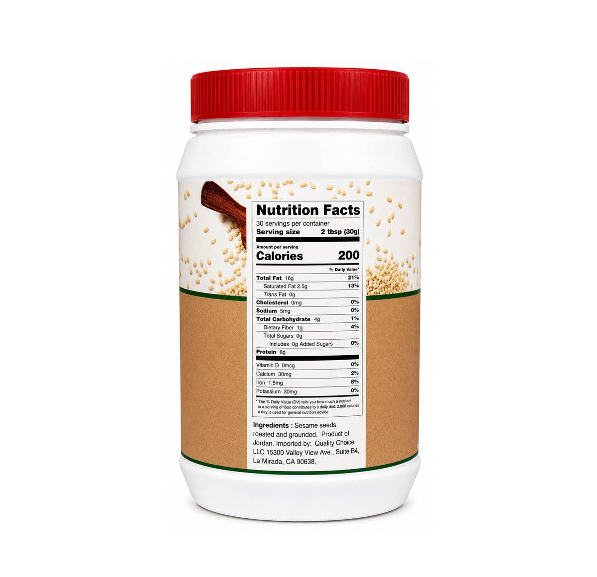 Nabet Tahini — nutrition facts & ingredients