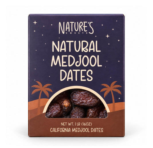 Natural Medjool dates 1 lb carton
