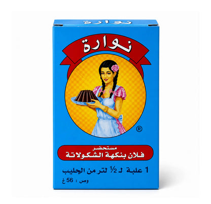 Nouara Flan Chocolat 56g - Arabic label