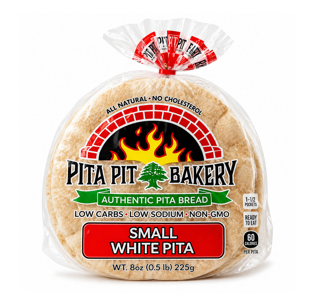 Pita Pit Bakery Small White Pita 225g