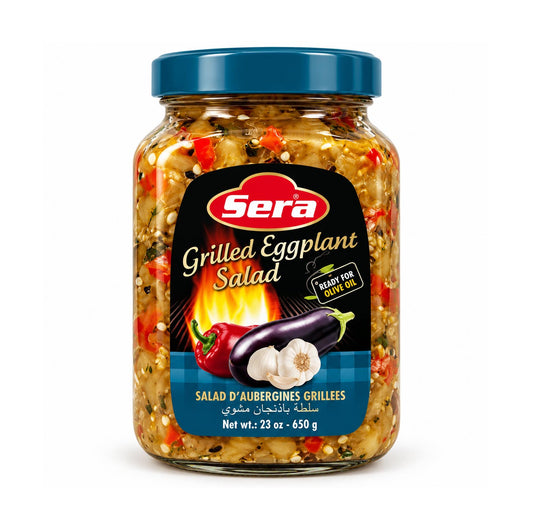 Sera grilled eggplant salad, 650 g jar