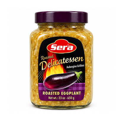 Sera Roasted Delicatessen roasted eggplant, 650 g jar