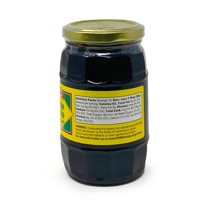 Ziyad Premium Grape Syrup Nutrition Facts