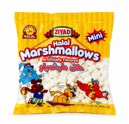 Ziyad Halal Marshmallows Mini 8.82 oz bag