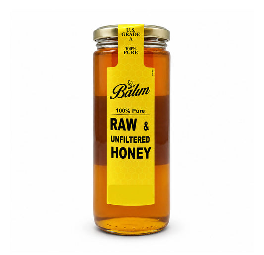 Balım raw and unfiltered honey jar, 12 oz