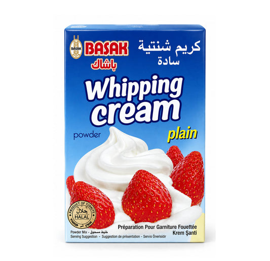 Başak plain whipping cream powder box