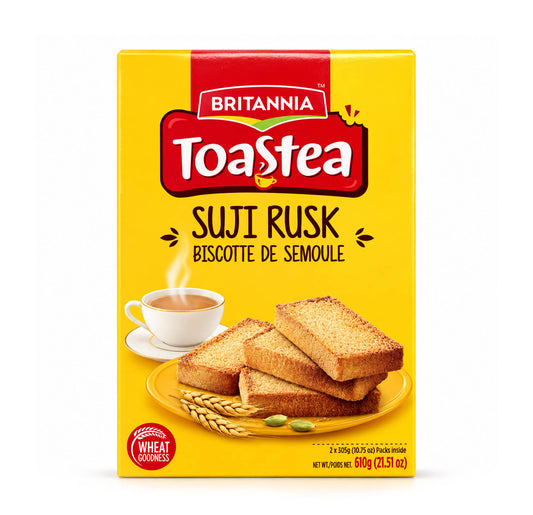 Britannia Toastea Suji Rusk 610g box