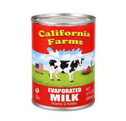 California Farms Evaporated Milk 12 fl oz can, front of package