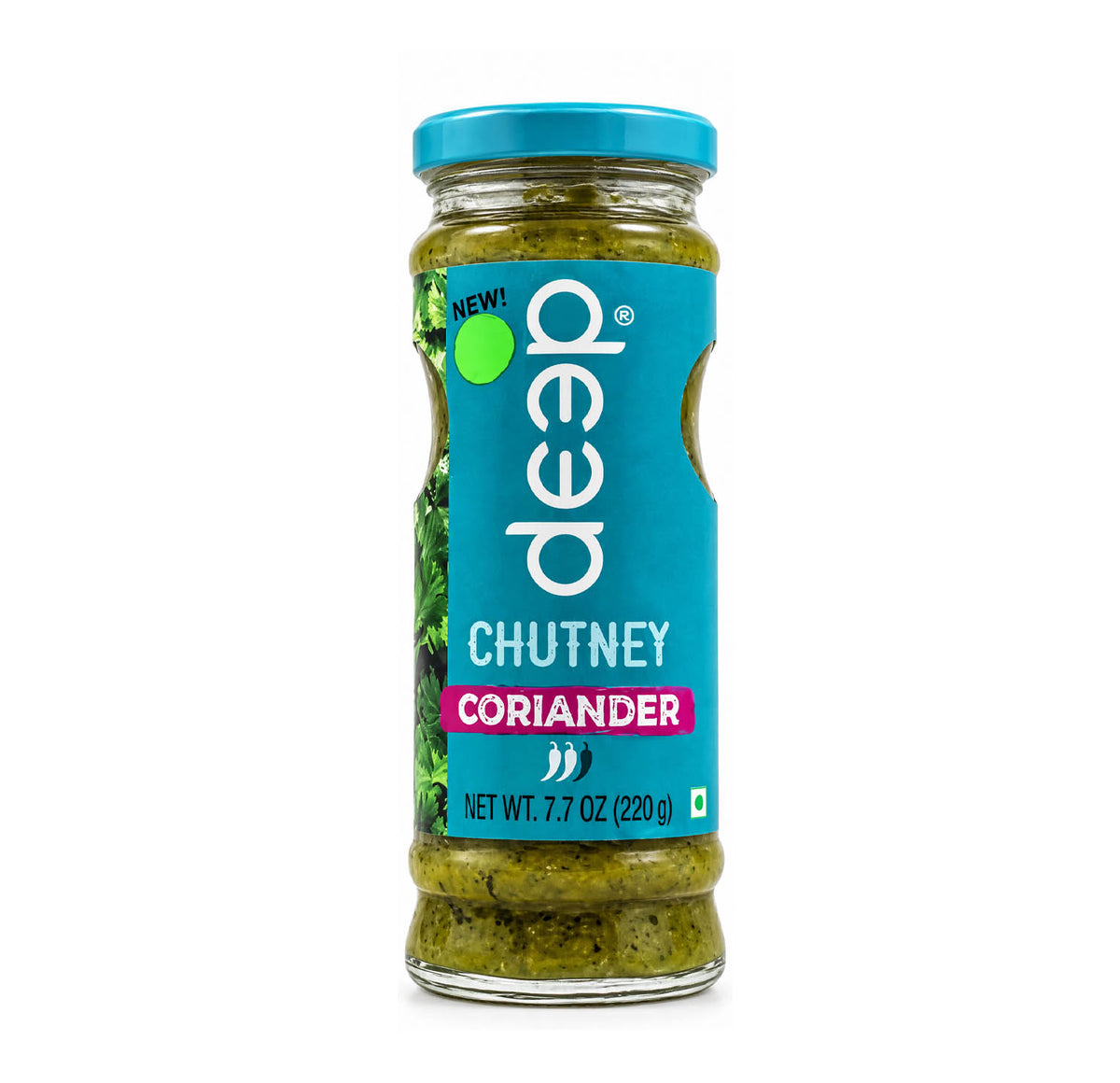 Deep Coriander Chutney 7.7 oz jar