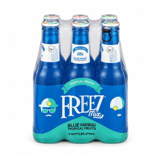 Freez Mix Blue Hawai six-pack of 275 ml bottles