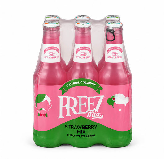 Freez Mix Strawberry six-pack of 275 ml bottles