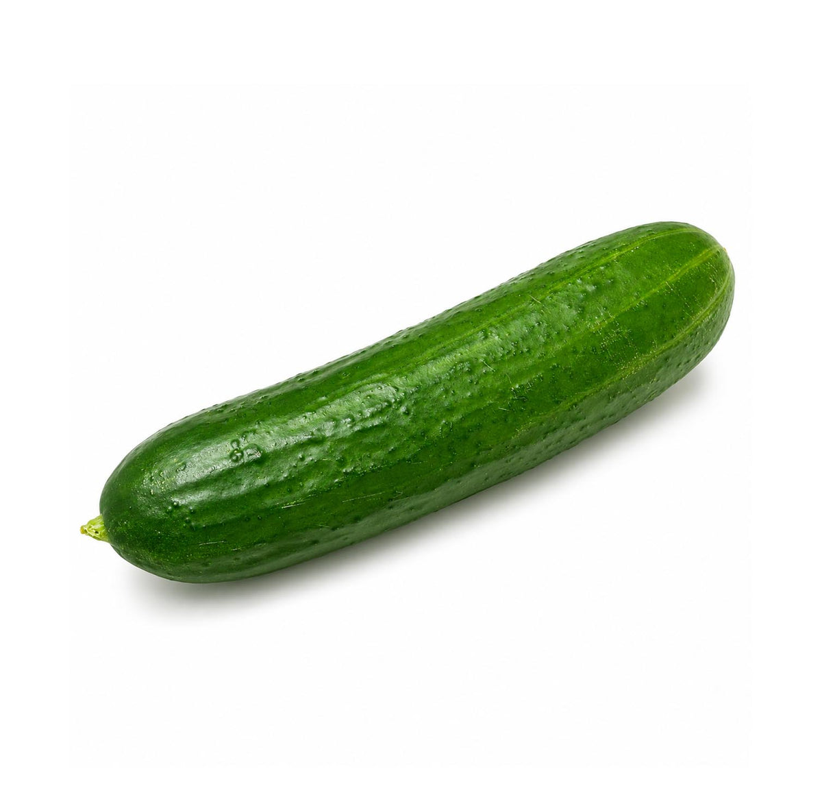 Fresh cucumber, whole with dark green skin