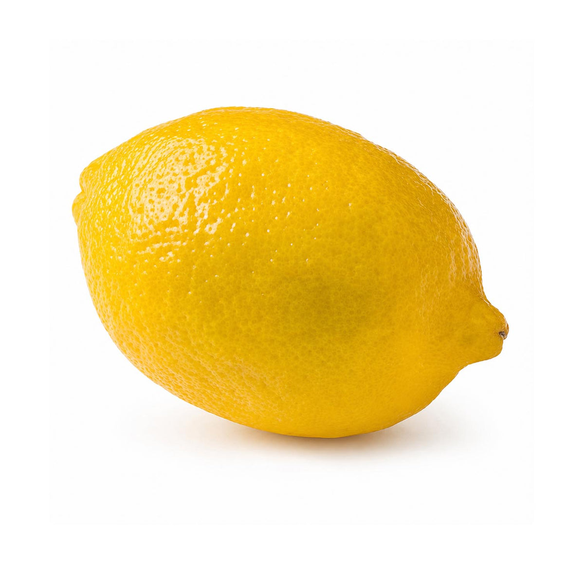 Fresh lemon, whole yellow fruit