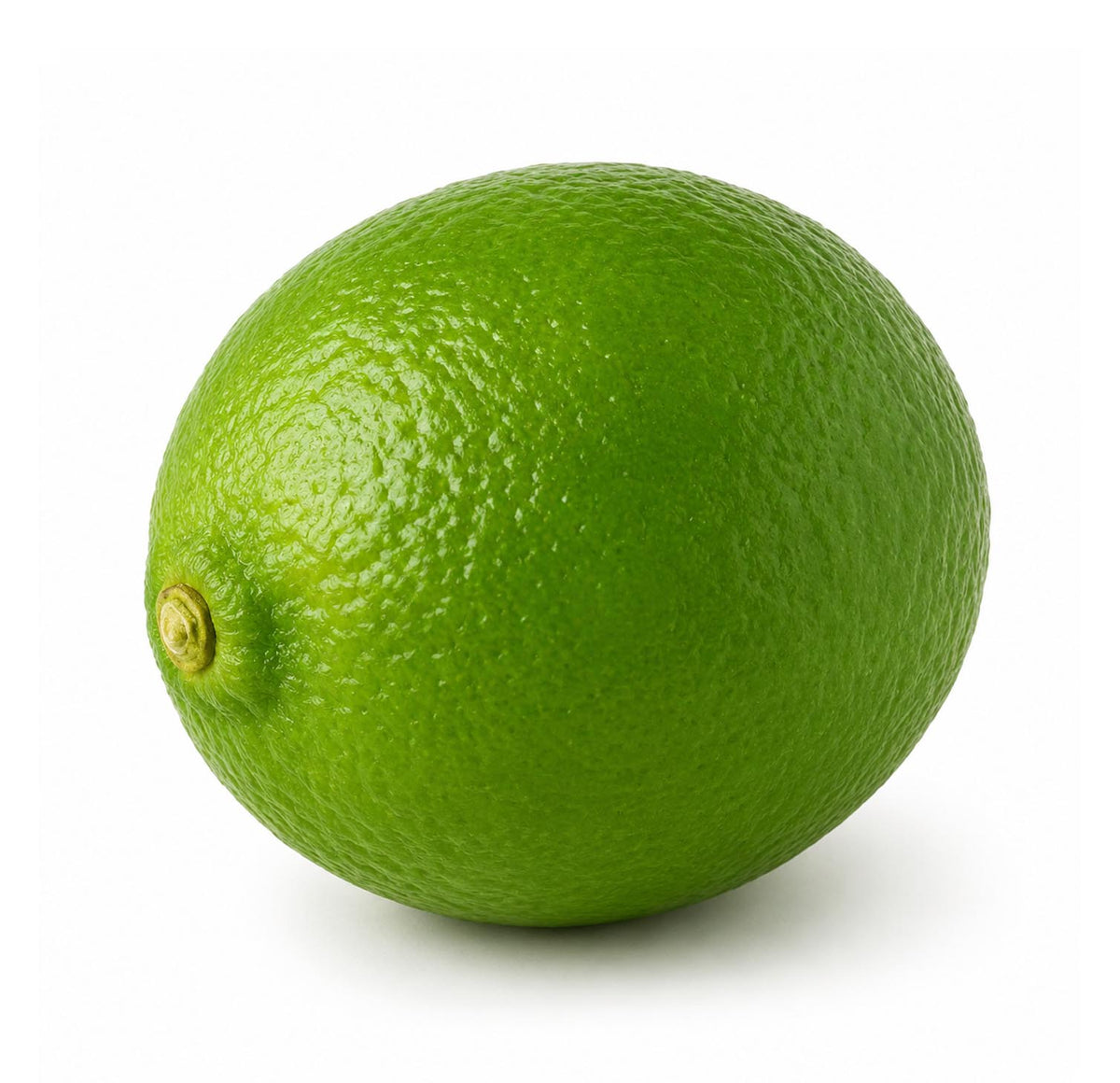 Fresh lime, whole green citrus fruit