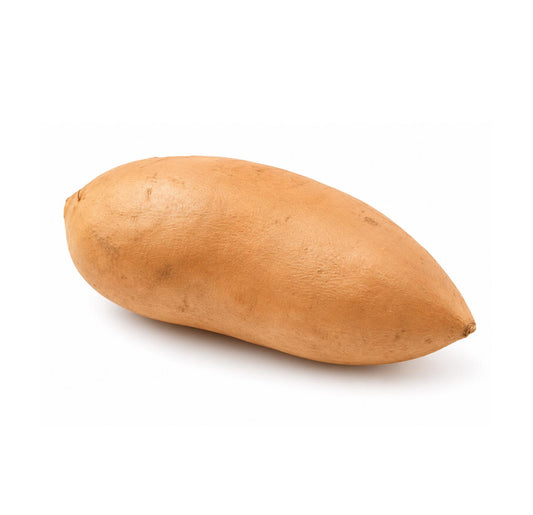 Fresh sweet potato, whole with tan skin