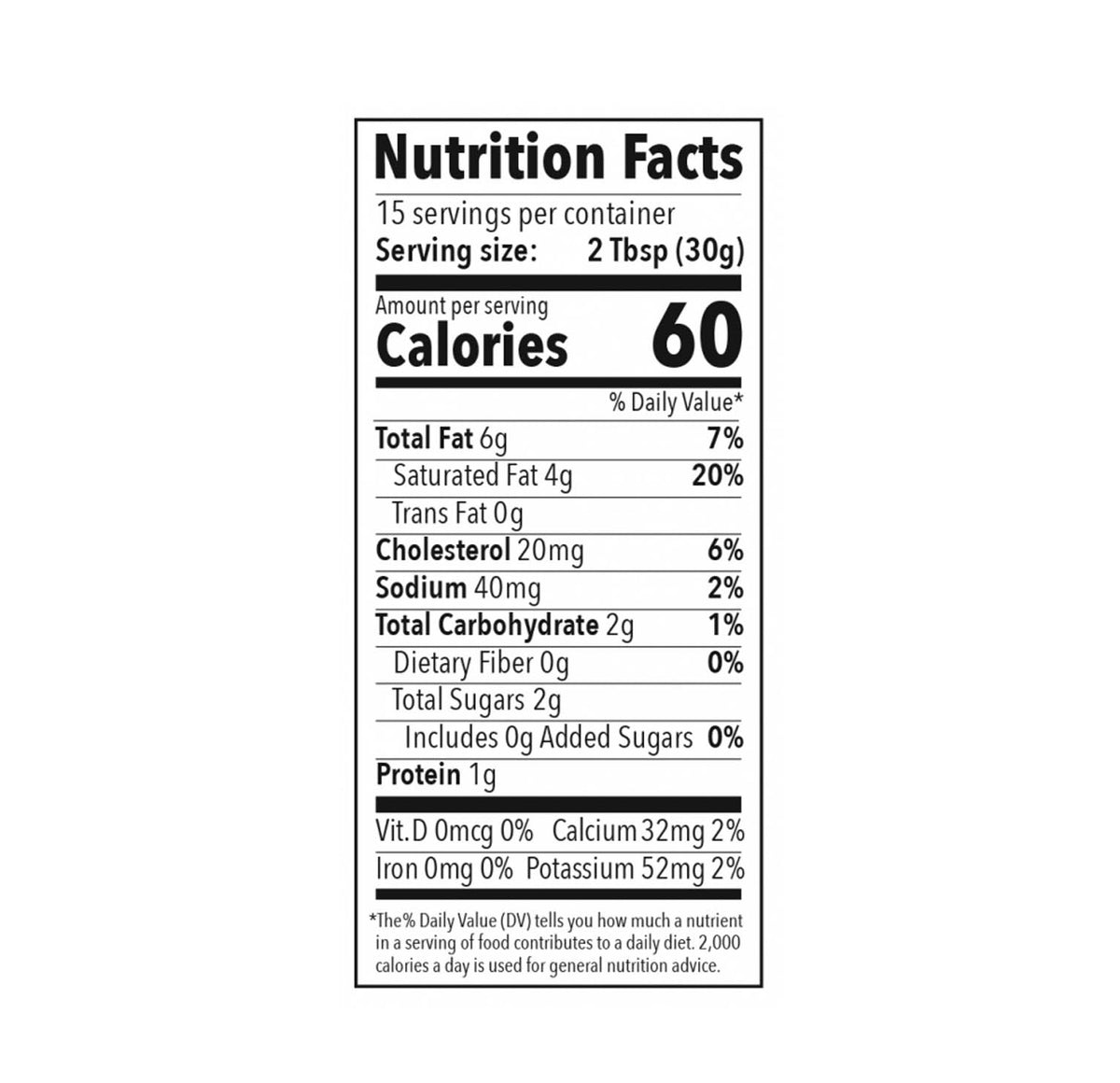 Karoun Lactose Free Labne 16 oz nutrition facts